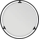 Aurora Round Mirror in Metal