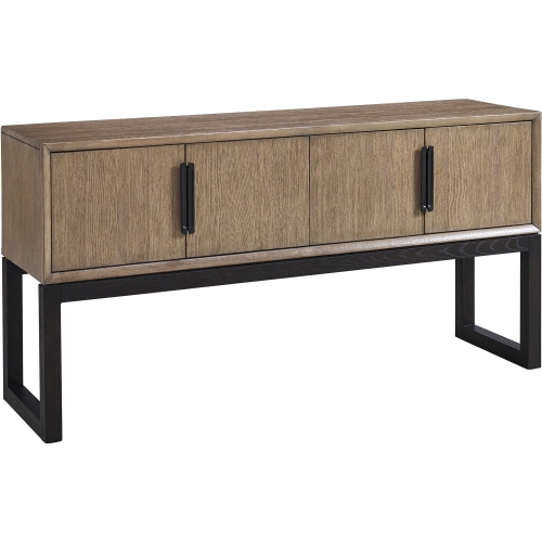 Tavola Sideboard in Taupe & Espresso Finish Wood