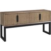 Tavola Sideboard in Taupe & Espresso Finish Wood