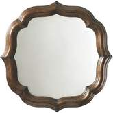 Lotus Blossom Mirror in Tobacco Brown Mahogany