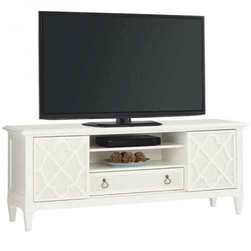 Warf Street 72" TV Stand Entertainment Console in White