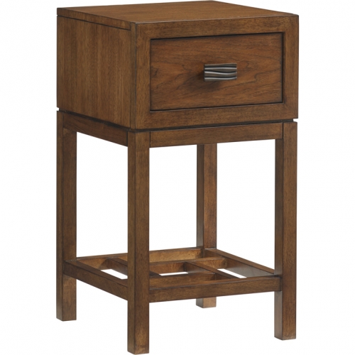 Hana 1 Drawer Nightstand in Wood