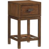 Hana 1 Drawer Nightstand in Wood