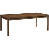 Marquesa 80" Extension Dining Table in Hickory & Walnut