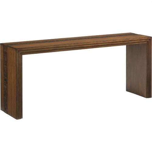 Turtle Island Console Table in Cocoa Shell & Wood