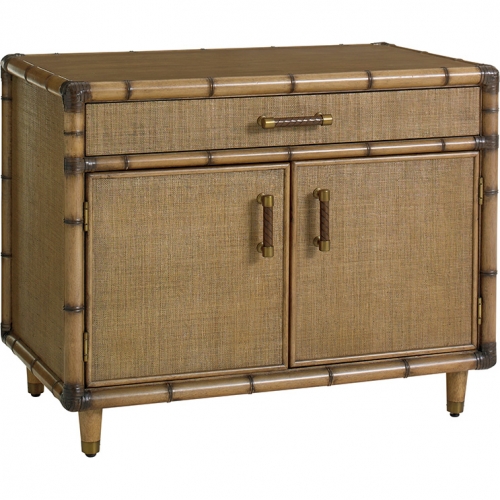 Larimar Storage Chest in Raffia & Bamboo