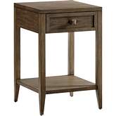 Ellsworth 1 Drawer Nightstand in Weathered Driftwood Gray Finish