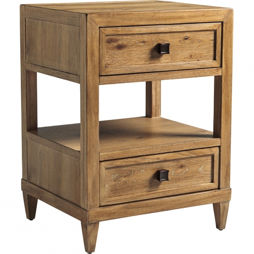 Reston Nightstand in Knotty Oak