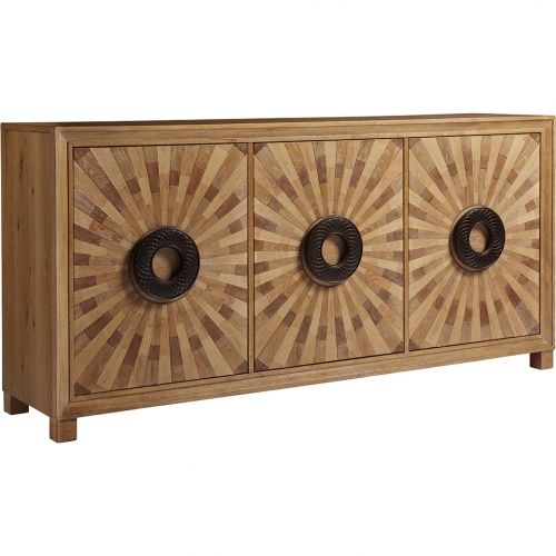 Viceroy Buffet in Sunburst Pattern Wood