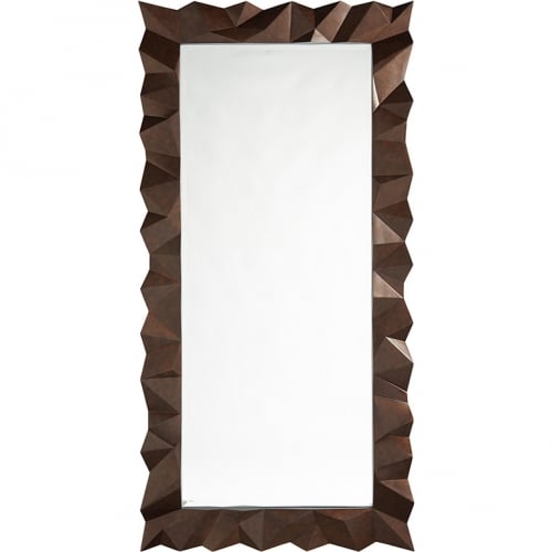 Atherton Floor Mirror in Aged Bronze Finish