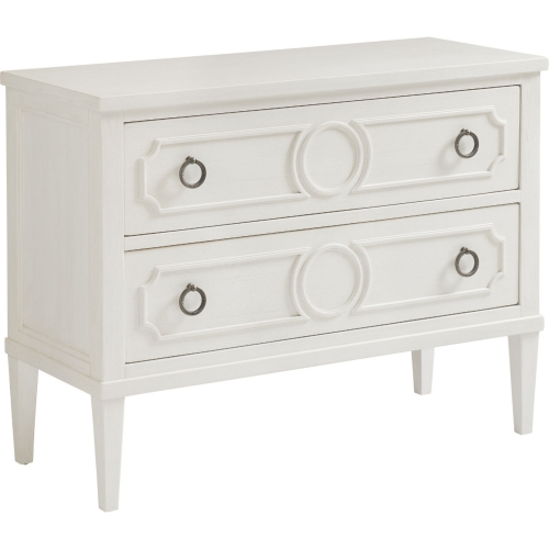 Brantley Bachelors Chest in Shell White Wood