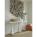 River Oaks Console Table in Shell White Wood