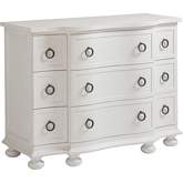 Mc Alister Hall Chest in Shell White Wood