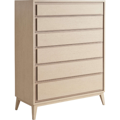 Mason 6 Drawer Chest in Sand Drift Finish Wood