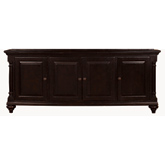 Wellington 83" TV Stand Entertainment Console in Deep Tamarind