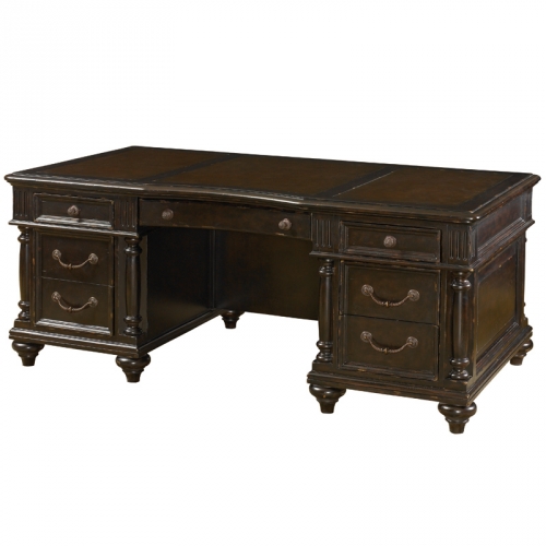 Admiralty Executive Desk in Deep Tamarind