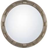 Beverly Round Mirror in Silver Leaf Bundled Reed