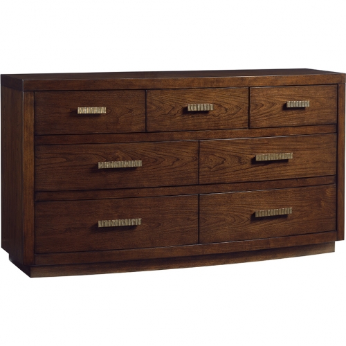 Radcliffe 7 Drawer Dresser in Mocha Finish Cherry