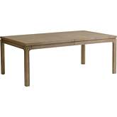 Concorde 80" Extension Dining Table in Taupe Gray Wood