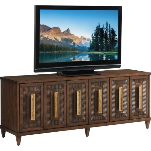 Modesto 72" Media Console TV Stand in Walnut Finish