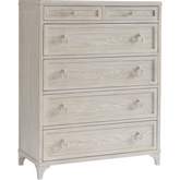 Goldenrod 6 Drawer Chest in Sailcloth Finish Wood