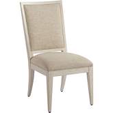 Eastbluff Dining Chair in Sailcloth Wood & Ivory Fabric (Set of 2)