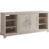 Leeward 78" Media Console TV Stand in Sailcloth Wood