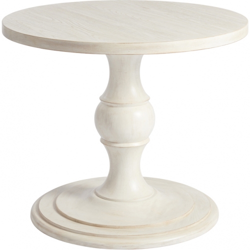 Corona Del Mar 36" Center or End Table in Sailcloth Finish Wood