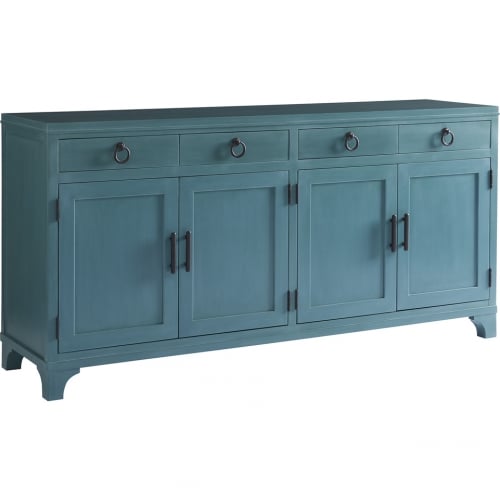 Bayside Buffet in Seaglass Green Finish Wood