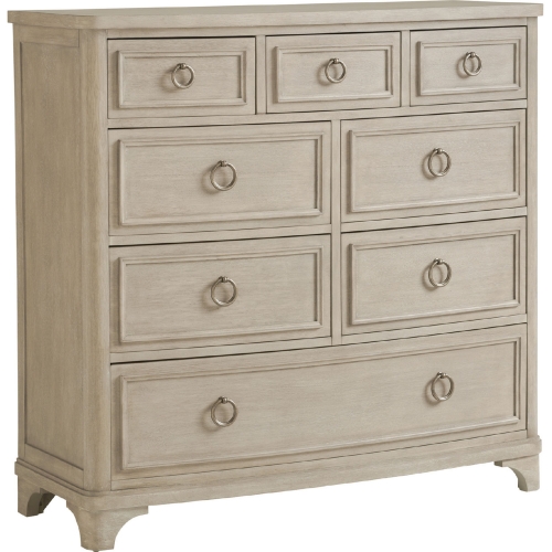 Westward 8 Drawer Gentleman's Chest in Dune Taupe Finish