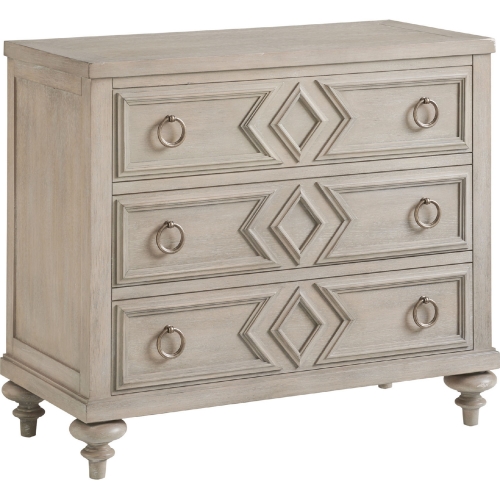 Costera 3 Drawer Bachelors Chest in Taupe Finish