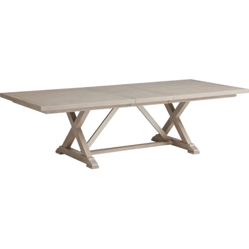 Rockpoint 88" Extension Dining Table in Dune Taupe Finish