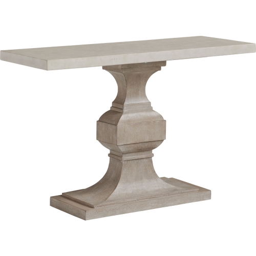 Tivoli Console Table in Concrete & Dune Taupe Finish