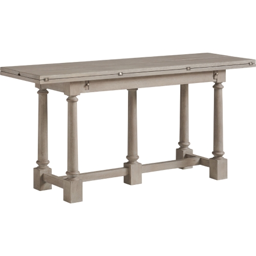 Andalusia Flip-Top Console Table in Dune Taupe Finish