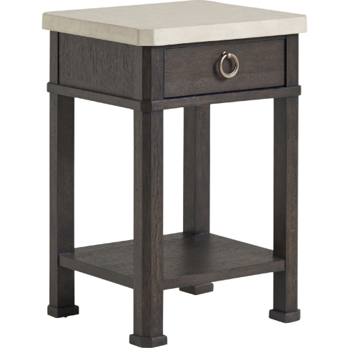 Escondido Nightstand in Surfwood Espresso Brown Finish