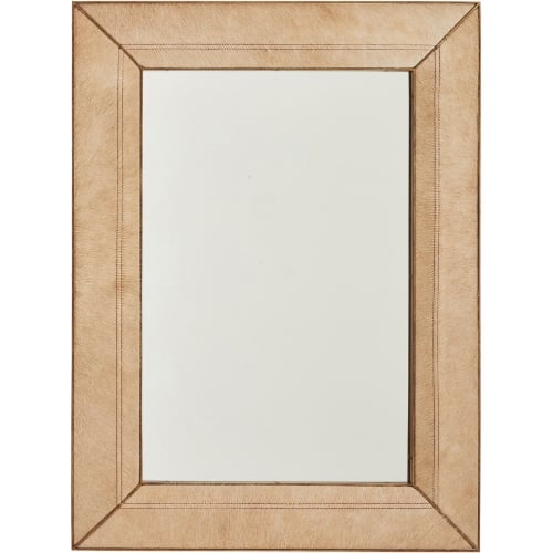 Asilomar Rectangular Mirror in Leather