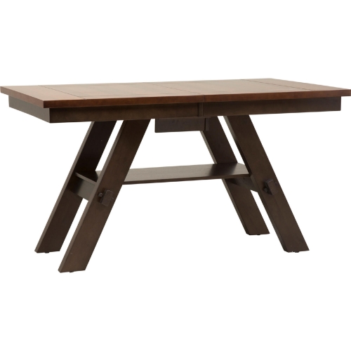 Lawson 78" Gathering Height Dining Table in Espresso Finish