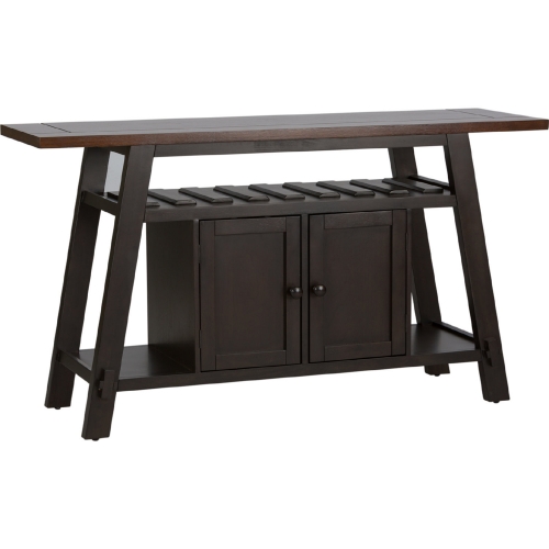 Lawson Server in Slate & Weathered Gray