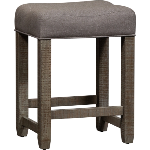 Parkland Falls Console Counter Stool in Weathered Taupe