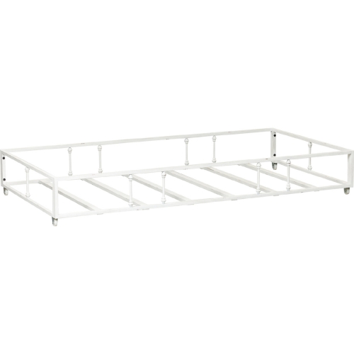 Vintage Series Twin Metal Trundle in Distressed Antique White