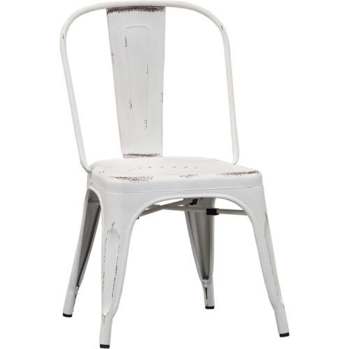 Vintage Series Bow Back Dining Chair in Antique White