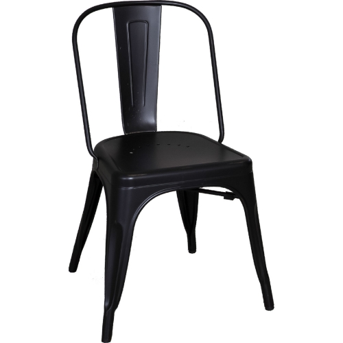 Vintage Series Bow Back Dining Chair in Black