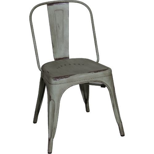 Vintage Series Bow Back Dining Chair in Green