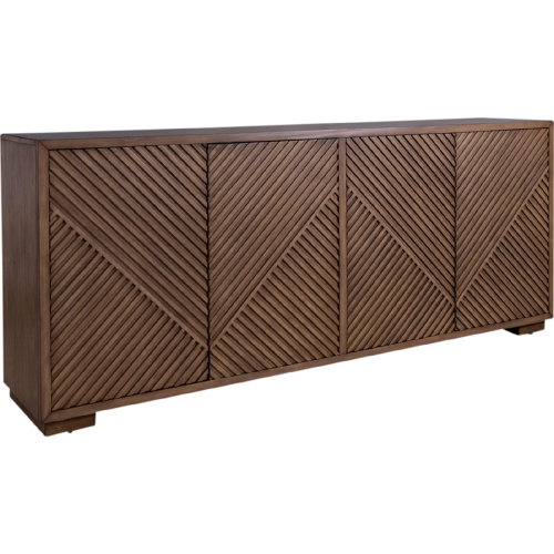 Easton 82" TV Console in Bronze Finish Wood