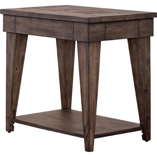 Arrowcreek Chair Side Table in Wood & Slate