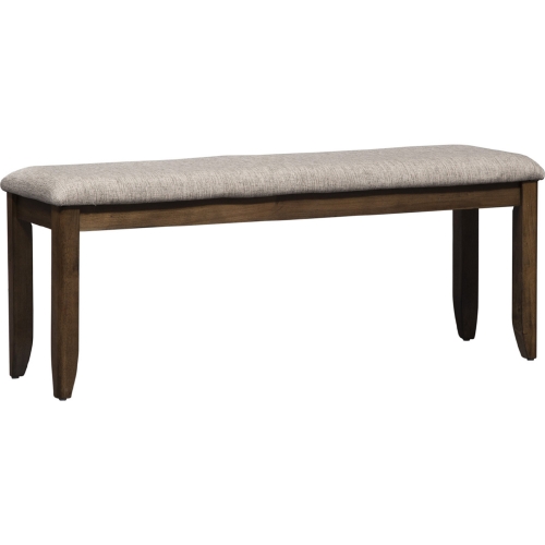 Santa Rosa II Dining Bench in Honey & Linen