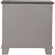 River Place Accent Cabinet in Distressed Riverstone White & Tobacco Brown Finish