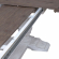 River Place 102" Trestle Dining Table in Distressed White & Tobacco Brown Finish