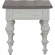 River Place End Table in Distressed Riverstone White & Tobacco Brown Finish