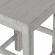 River Place Console Stool in Distressed Riverstone White Finish
